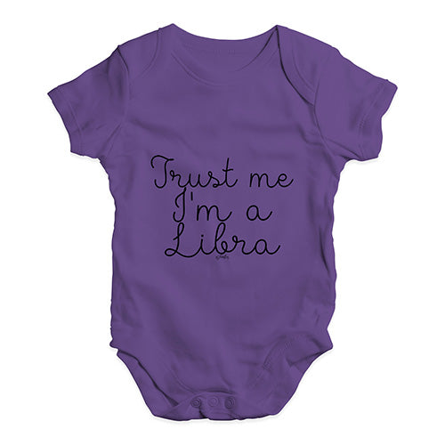 Trust Me I'm A Libra Baby Unisex Baby Grow Bodysuit