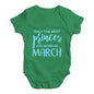 The Best Princes Are Born In March Baby Unisex Baby Grow Bodysuit