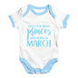 The Best Princes Are Born In March Baby Unisex Baby Grow Bodysuit