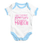 The Best Princesses Are Born In March Baby Unisex Baby Grow Bodysuit