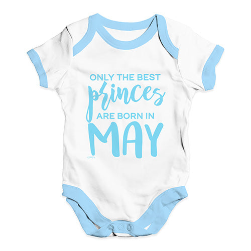 The Best Princes Are Born In May Baby Unisex Baby Grow Bodysuit