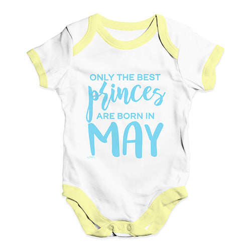 The Best Princes Are Born In May Baby Unisex Baby Grow Bodysuit