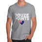 Funny Gifts For Men Douze Points Australia Men's T-Shirt Small Light Grey