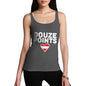 Funny Tank Tops For Women Douze Points Austria Women's Tank Top X-Large Dark Grey