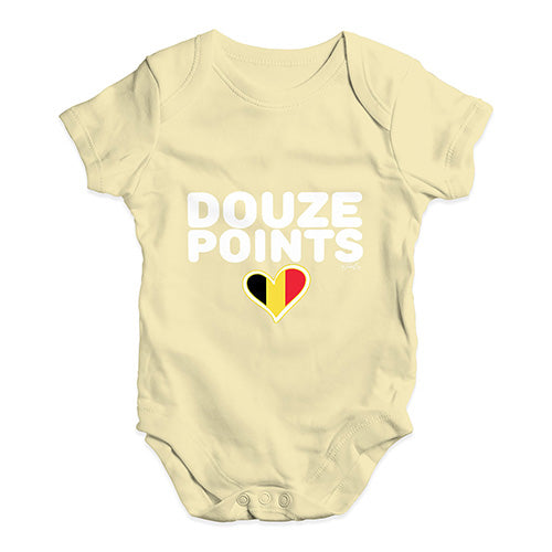 Douze Points Belgium Baby Unisex Baby Grow Bodysuit