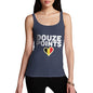 Funny Tank Top For Women Sarcasm Douze Points Belgium Women's Tank Top Large Navy