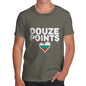 Novelty T Shirts Douze Points Bulgaria Men's T-Shirt Medium Khaki