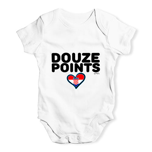 Douze Points Croatia Baby Unisex Baby Grow Bodysuit