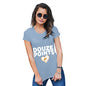 Novelty T Shirt Douze Points Cyprus Women's T-Shirt Medium Sky Blue