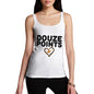 Novelty Tank Top Douze Points Cyprus Women's Tank Top Medium White