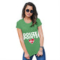 Novelty Tshirts Women Douze Points Denmark Women's T-Shirt Large Green