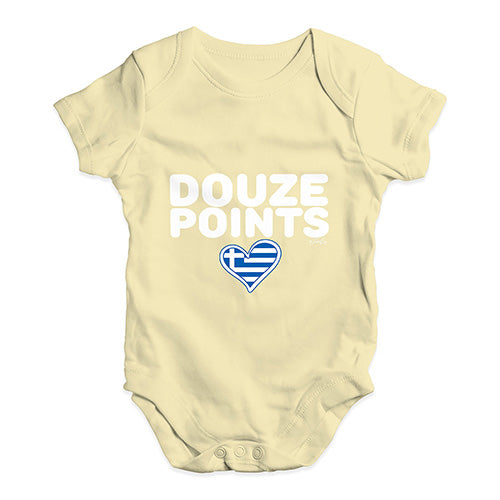 Douze Points Greece Baby Unisex Baby Grow Bodysuit