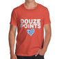 Novelty Tshirts Men Douze Points Greece Men's T-Shirt Small Orange