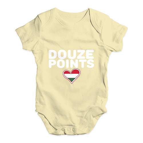 Douze Points Hungary Baby Unisex Baby Grow Bodysuit