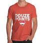 Funny Tee Shirts For Men Douze Points Hungary Men's T-Shirt Small Orange