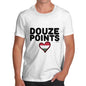 Funny T Shirts For Men Douze Points Hungary Men's T-Shirt Large White