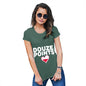 Funny Shirts For Women Douze Points Poland Women's T-Shirt X-Large Bottle Green