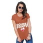 Funny T-Shirts For Women Douze Points Poland Women's T-Shirt X-Large Orange