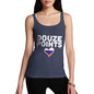 Funny Tank Tops For Women Douze Points Russia Women's Tank Top X-Large Navy