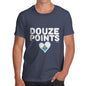 Novelty Tshirts Men Douze Points San Marino Men's T-Shirt X-Large Navy