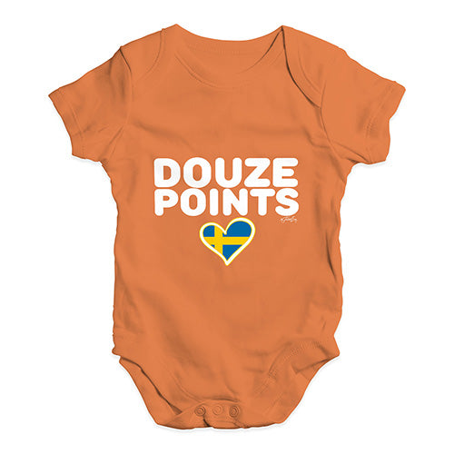 Douze Points Sweden Baby Unisex Baby Grow Bodysuit