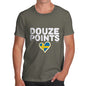 Novelty Tshirts Men Douze Points Sweden Men's T-Shirt X-Large Khaki