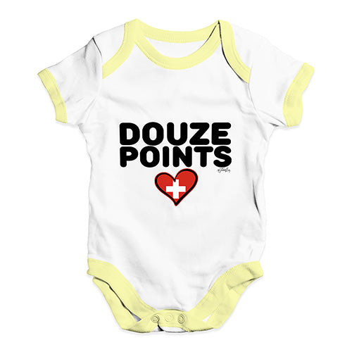 Douze Points Switzerland Baby Unisex Baby Grow Bodysuit