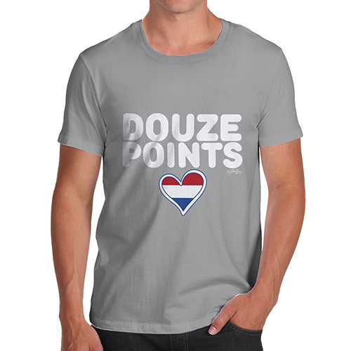 Funny Sarcasm T Shirt Douze Points Serbia and Montenegro Men's T-Shirt X-Large Light Grey