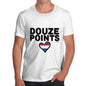 Novelty Gifts For Men Douze Points Serbia and Montenegro Men's T-Shirt X-Large White