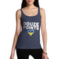 Funny Tank Top For Women Sarcasm Douze Points Ukraine Women's Tank Top X-Large Navy