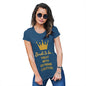 Novelty Gifts For Women Bride Treat With Extreme Caution Women's T-Shirt Large Royal Blue