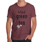 Mens Funny Sarcasm T Shirt But First Green Tea Men's T-Shirt Small Burgundy