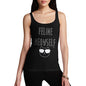 Funny Tank Top For Women Feline Meowself Women's Tank Top Small Black