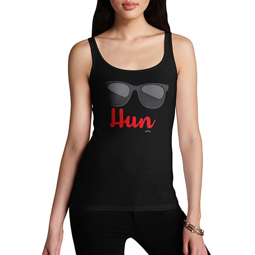 Funny Gifts For Women HUN Women's Tank Top Large Black