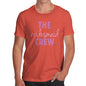 Funny Mens Tshirts The Bridesmaid Crew Men's T-Shirt Small Orange