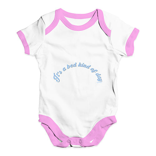 It's A Bed Kind Of Day Baby Unisex Baby Grow Bodysuit