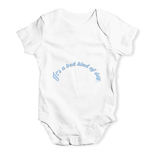 It's A Bed Kind Of Day Baby Unisex Baby Grow Bodysuit