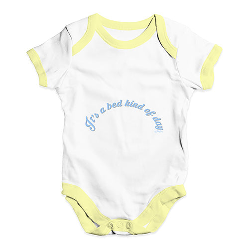 It's A Bed Kind Of Day Baby Unisex Baby Grow Bodysuit