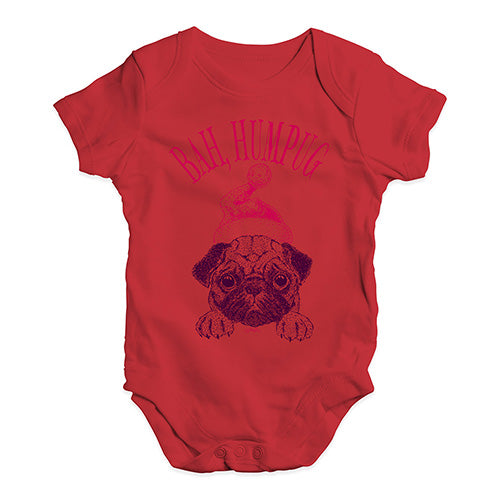 Bah Humpug Baby Unisex Baby Grow Bodysuit