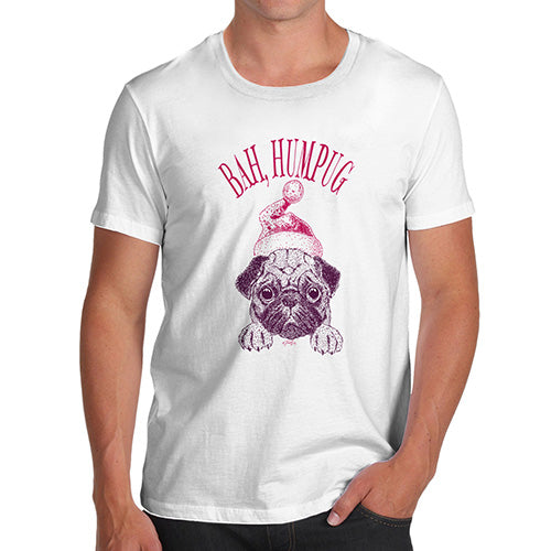 Funny T-Shirts For Men Bah Humpug Men's T-Shirt Large White