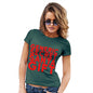 Womens Humor Novelty Graphic Funny T Shirt Generic Secret Santa Gift Women's T-Shirt X-Large Bottle Green