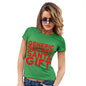 Womens T-Shirt Funny Geek Nerd Hilarious Joke Generic Secret Santa Gift Women's T-Shirt Medium Green