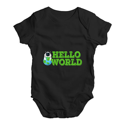 Hello World Baby Unisex Baby Grow Bodysuit