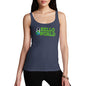 Womens Funny Tank Top Hello World Women's Tank Top Large Navy