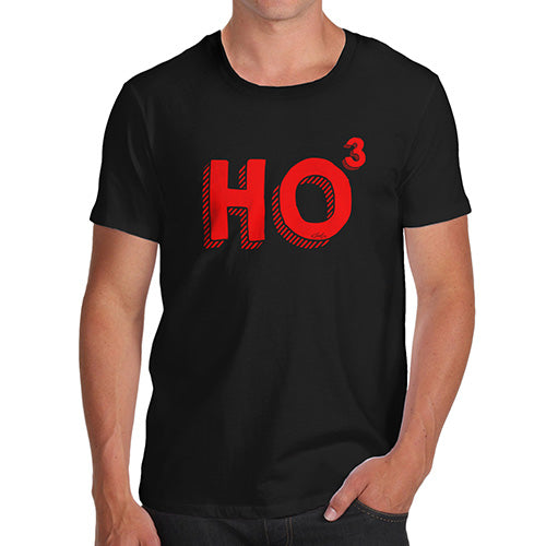 Funny Gifts For Men Ho3 Ho Ho Ho Men's T-Shirt Large Black