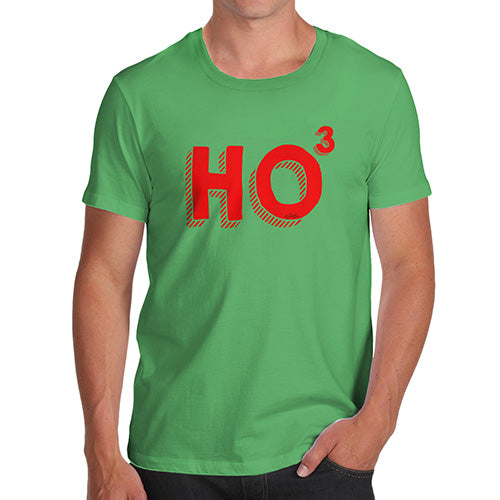 Funny T-Shirts For Men Ho3 Ho Ho Ho Men's T-Shirt X-Large Green