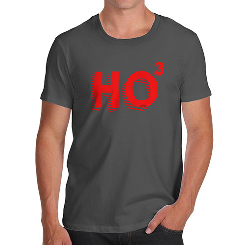 Funny Mens Tshirts Ho3 Ho Ho Ho Men's T-Shirt Small Dark Grey