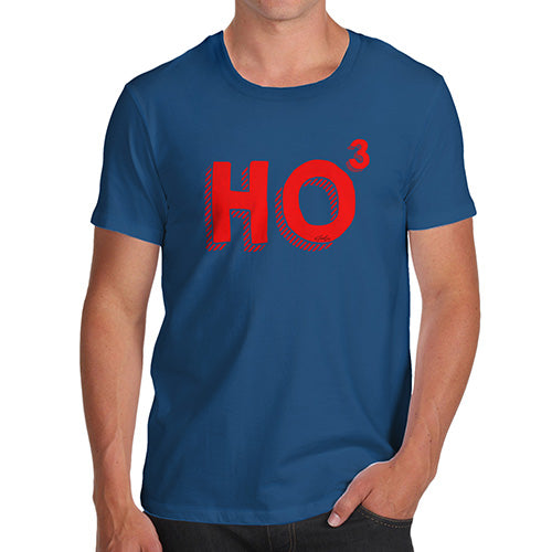 Funny Mens Tshirts Ho3 Ho Ho Ho Men's T-Shirt Large Royal Blue