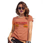 Womens Novelty T Shirt Nice Buns Women's T-Shirt Large Orange