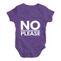 No Photography Please Baby Unisex Baby Grow Bodysuit